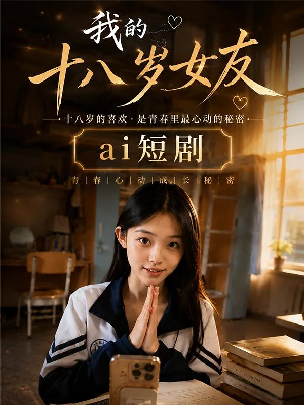 我的十八岁女友 青春恋人甜蜜 ai短剧 校园恋爱缠绵 初恋情欲故事