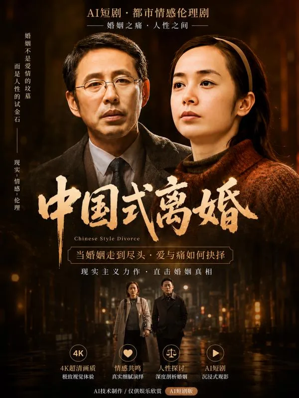 中国式离婚 夫妻关系破裂后前夫与女主肢体纠缠情欲复燃 婚姻暧昧戏码 ai短剧 ai成人 都市婚姻隐秘激情故事让人感慨不已
