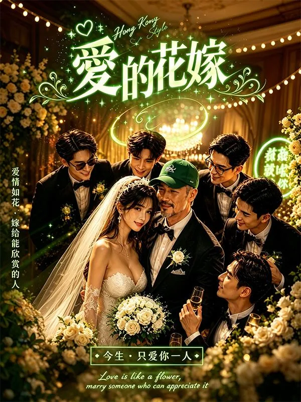 AI短剧《爱的花嫁》完整版 性感新娘在婚礼诱惑中 被调教到激情高潮 海报